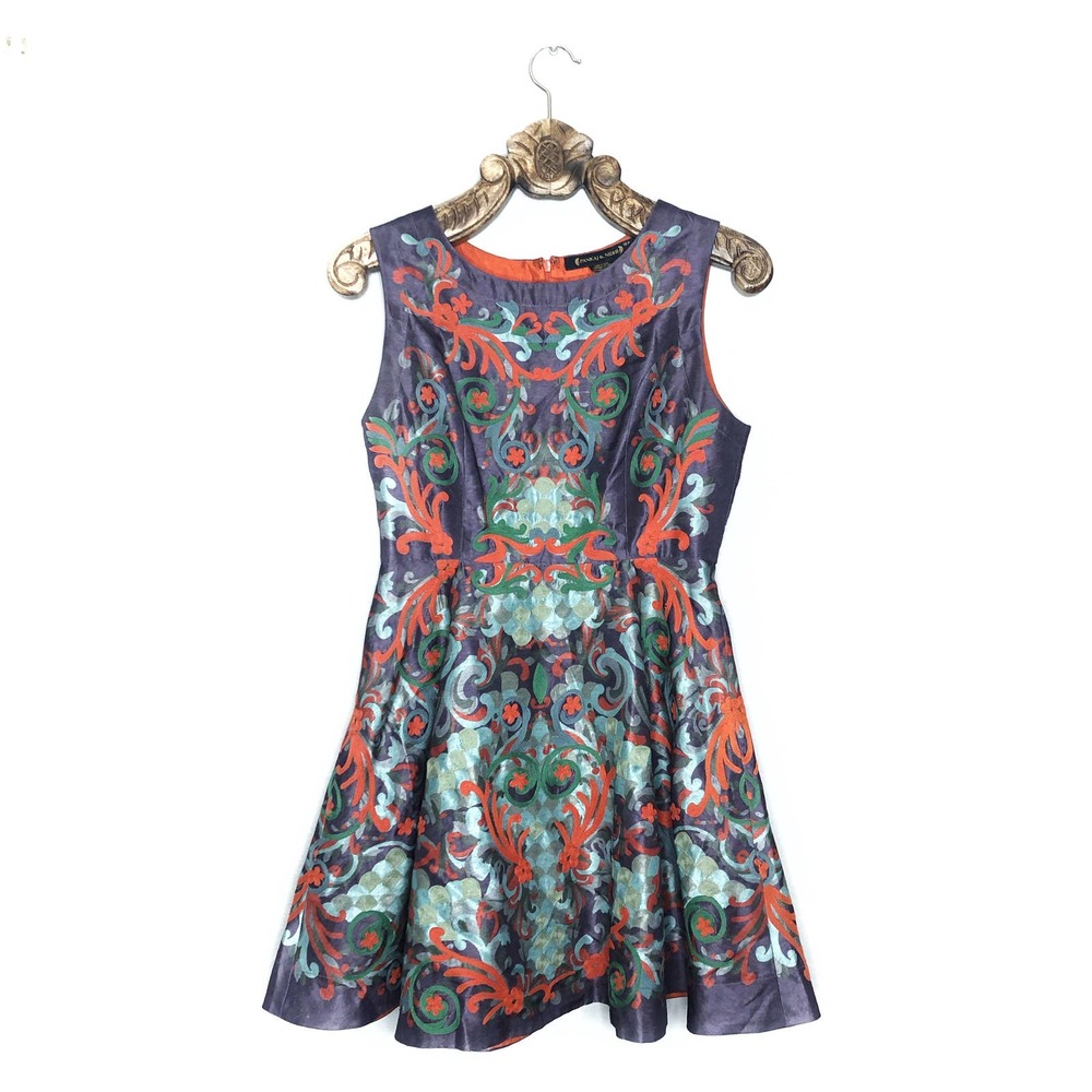 Pankaj & Nidhi (Anthropologie) Multicolor Mini Dress